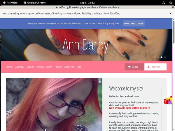 Ann-darcy.com New Accounts