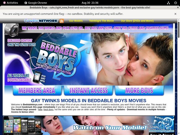 Beddableboys.com Video Download