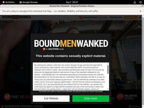 Boundmenwanked.com Account Generator