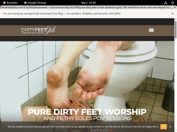Dirty Feet Girls Website Password