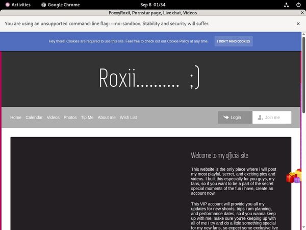 FoxxyRoxii Free Trial Subscription FoxxyRoxii Free Trial Subscription