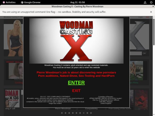 Free Working Woodmancastingx.com Account
