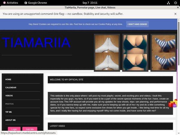 Get TiaMariia Free Login