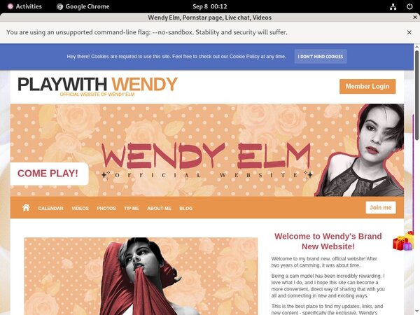Playwithwendy.modelcentro.com No Credit Card