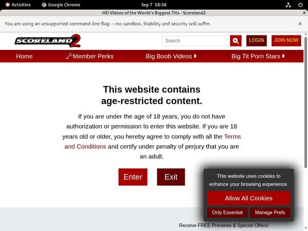 Scoreland2 Membership Account