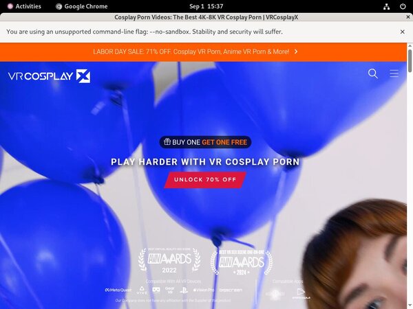 Sign Up For VR Cosplay X Sign Up For VR Cosplay X