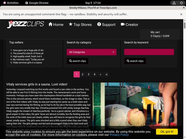 Accounts Yezzclips.com