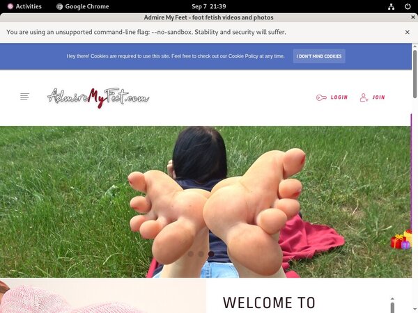 Admiremyfeet.com Tubes