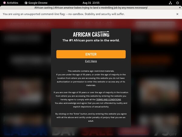 Africancasting Login Passwords