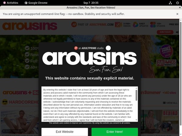 Arousins Password Bugmenot