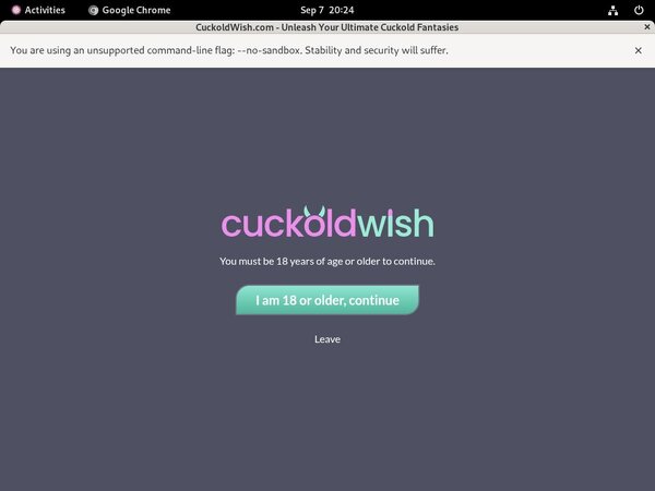 Become Cuckold Wish Member