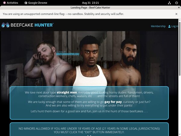 Beefcakehunter Pro Biller Page