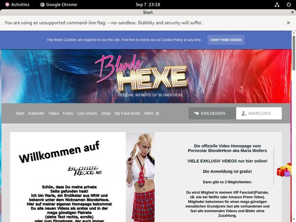 BlondeHexe Working Password