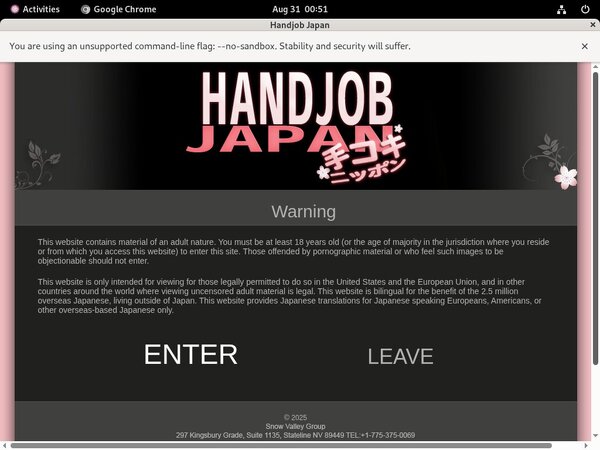Buy Handjob Japan Account