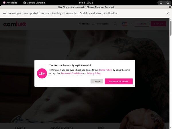 Camlust.com Membership Trials