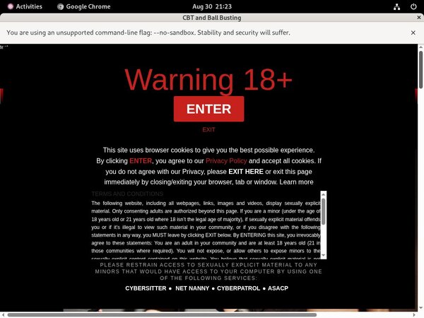 Cbtandballbusting Hacked Account