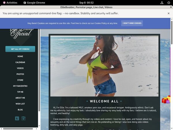 Free Accounts For EllieBoulder
