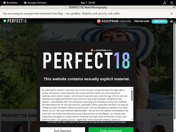 Free Perfect 18 Login Account