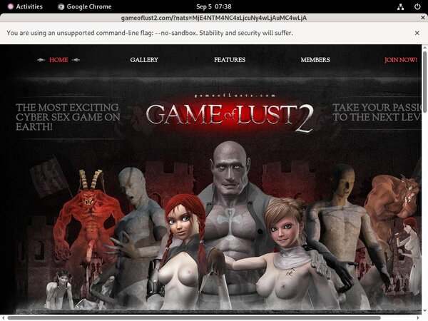 Gameoflust2.com Cuentas Gratis