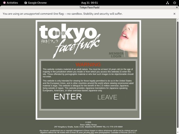Join Tokyo Face Fuck For Free
