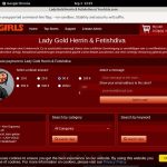 Lady Gold Fetishdiva Leder