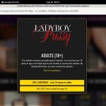Ladyboy Pussy Pass Free