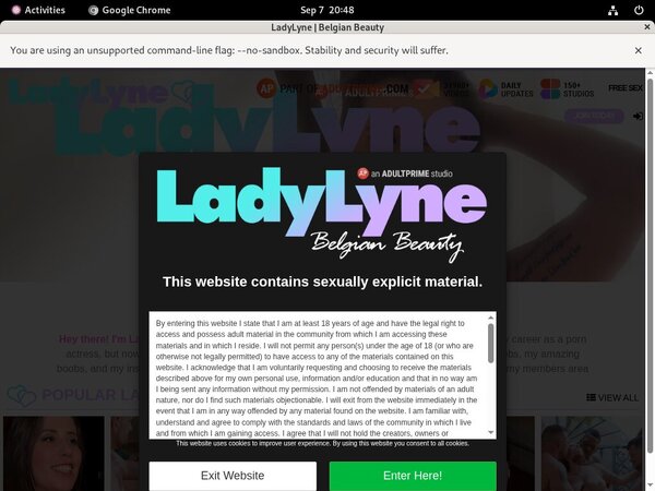 Ladylyne.com Adult Passwords
