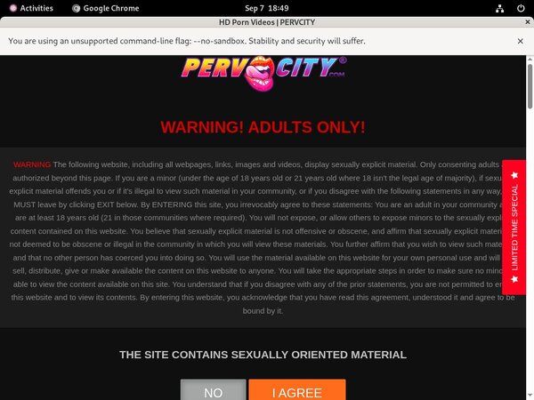 Login Pervcity.com Free Trial