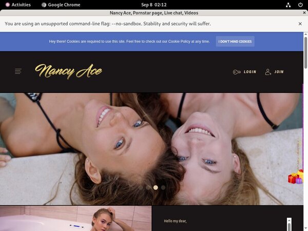 Nancyace.com Crear Cuenta