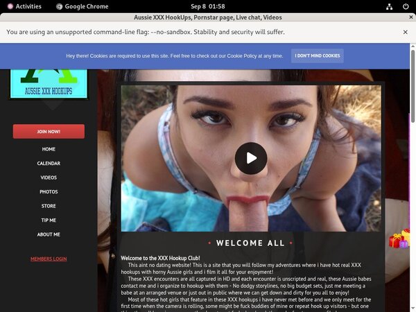 New Aussie XXX HookUps