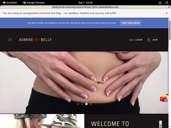 NudeBellies Free Join