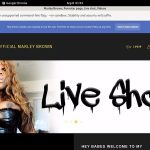 Officialmarleybrown.com Premium Membership