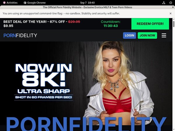 Pornfidelity.com Free Trial Pass