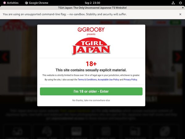 Tgirljapan.com Free Users