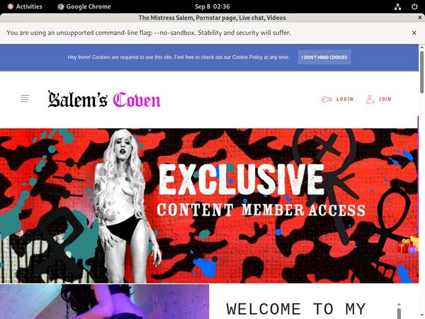 TheMistressSalem Free Account Login
