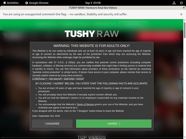 Tushy Raw Limited Time Discount