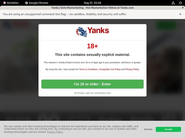 Yanks.com Password Site