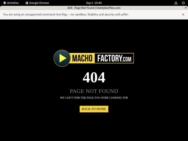 Machofactory.com Account Trial