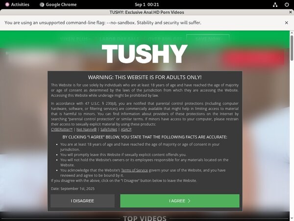 Tushy Limited Rate