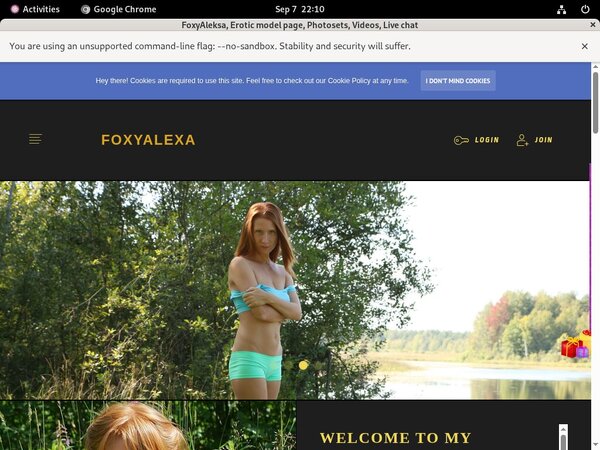 Join FoxyAleksa Paypal
